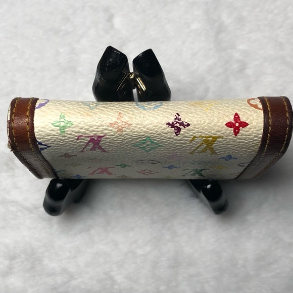 Louis Vuitton Murakami White Multicolor Porte Monn Card Holder(Date Code:MI0043) - Picture 10 of 17